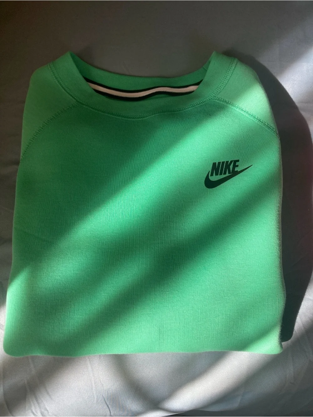 Nike Teal Green Crew Sweatshirt with Small Swoosh